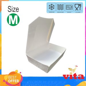 Lunch Box Kertas Paper Box Medium 100pcs