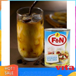 F&N Evaporated Filled Milk Susu Cair Evaporasi 380gr
