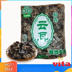 Black Dried Fungus Jamur Kuping Kering 1kg