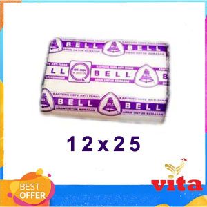 Kantong Plastik Bell HD 12x25 berat 250gr