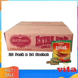 Delmonte Sachet Saos Sambal Extra Hot per dus