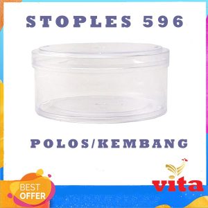 Toples Kue Bulat 12pcs Hardtop 596 Boy Polos/Kembang