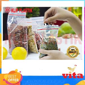Plastik Klip Rel Ziplock Size Varian