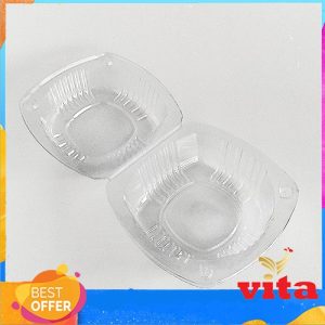 50pcs Mika Plastik Tebal Burger Pack