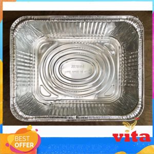 10pcs Tray Alumunium Foil & Tutup OX 600 3608 Pack