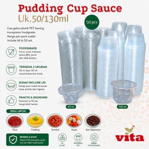 SP Cup Pudding Saos Sambal 50ml Per 50pcs