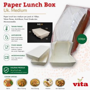 Ergopack IC-1609 Lunch Box Jajanan per 100pcs