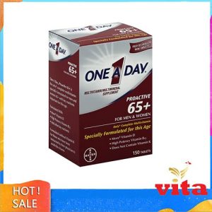 Multivitamin Mineral One A Day Proactive 65+ 150 Tablets