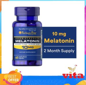 Puritan's Pride Sleeping Aid Melatonin 10mg 60ct