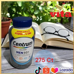 Centrum Silver Men 50+ Multivitamin Pria Dewasa 50 Tahun