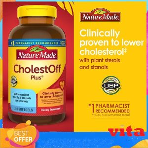Suplemen Kolesterol Nature Made CholestOFF 210ct