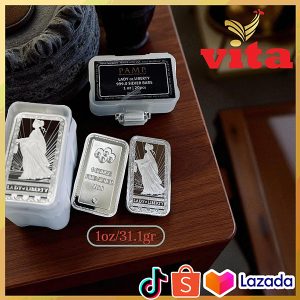 Batangan Perak Silver Bar PAMP Lady of Liberty 1oz